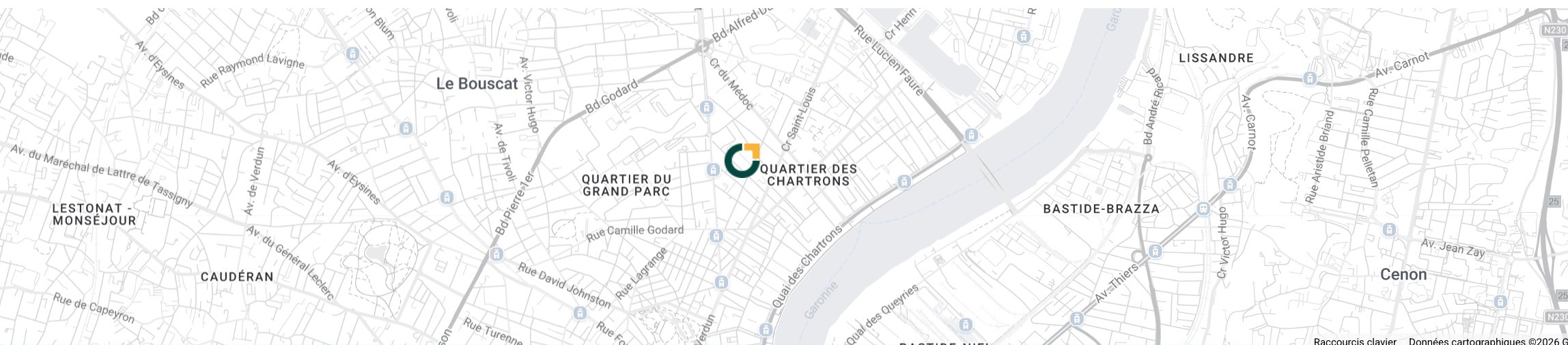 Photo indiquant une carte avec localisation de Vo&Co
