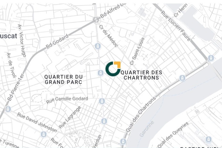 Photo indiquant une carte avec localisation de Vo&Co